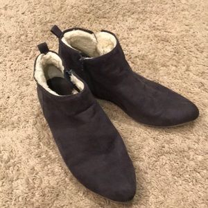 Fleece lined booties